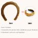 Vintage Braided Hair Ties for Women | Traditional Caramel Hair Ripe Wide Headband Fashion - Buy Online on GoSupps.com