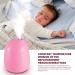 HUUZZGDP USB Mini Aroma Diffuser - Pink Ceramic Essential Oil Humidifier for Bedrooms Yoga & Office - Aromatherapy Diffuser - Buy Online on GoSupps.com