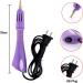 Hotfix Applicator DIY Rhinestone Wand Setter Tool Kit with 7 Tips, Tweezers, Cleaning Brush, 2 Pencils, and 10 Colors of Hot-Fix Crystal Rhinestones - Purple - Buy Online on GoSupps.com