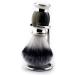 Jag Shaving - Beard Synthetic Brush Stainless Steel Handle - Brush Holder