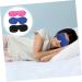 FOMIYES 12 Pcs 3D Silk Sleep Masks - Eye Covers for Kids & Adults Satin Blindfolds for Travel & Sleep Assorted Colors - Buy Online on GoSupps.com