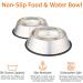 Amazon Basics Stainless Steel Dog Bowl Set - 2 Pack - Buy Online on GoSupps.com