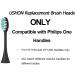 4 Pack Black Electric Toothbrush Replacement Brush Heads for Philips One Sonicare HY1100 & HY1200 - Buy Online on GoSupps.com