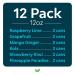 Zevia Zero Calorie Energy Drink Variety Pack 12 oz (Pack of 12) - 6 Flavors Essential Selection - Buy Online on GoSupps.com