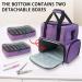Yklhsocneg Portable Nail Polish Storage Bag Handbag with Shoulder Strap Removable Divider Multi Carry Bag Gray - Buy Online on GoSupps.com