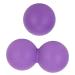 Healvian 2st yoga ball massage ball peanut-lacroße foam-fitness foot massager ice hockey muscle tensioner massage-lacrosse-ball household scrollrad fascia ball massage globe TPR