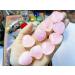Xiannvxi 5pcs Rose Quartz Heart Crystals - Love & Healing Stones for Meditation - Natural Reiki Gemstones - Buy Online on GoSupps.com