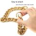 Xiazw DIY Heavy Chunky Aluminum Metal Purse Handle Bag Chains Charms Straps Replacement Handbag Accessories Decoration (Gold) - Buy Online on GoSupps.com
