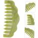 Magiclulu 4-Piece Massage Comb Set | Hand Massager & Gua Sha Jade Tools for Scalp & Face Care - Buy Online on GoSupps.com
