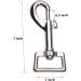 10 Pack Heavy Duty 3 x 1 Inch Nickel Plated Swivel Snap Hooks for Pets - Buy Online on GoSupps.com
