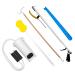FabLife Hip Kit Daily Living Aids for Mobility, Hip Replacement Recovery, Knee and Back Surgery Includes Grabber Reacher, Bath Sponge Stick, Sock Aid, Shoehorn, Dressing Stick With Formed Sock Aid, Sponge 26" Reacher, Dres