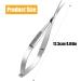 DARENYI Professional Stainless Steel Curved Cuticle Scissors | Eyebrow, Eyelash, Pedicure, Nose Hair, Beard Grooming Tool - Buy Online on GoSupps.com