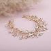 JWICOS Crystal Wedding Headband Bridal Hair Vine - Gold Prom Hair Accessories - Buy Online on GoSupps.com