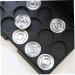 VINTORKY 15 Empty Cosmetic Case Travel Makeup Case Empty Makeup Eyeshadow Estuche De Maquillaje Silver - Buy Online on GoSupps.com