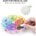 Large Weekly Pill Organizer OAAO XL - 7 Day Portable Case for Vitamins, Cod Liver Oil, Supplements - Arthritis Friendly - Buy Online on GoSupps.com