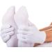 Paxcoo 12 Pairs XL White Cotton Gloves for Dry Hand Moisturizing and Spa, Ideal for Cosmetic, Eczema, Coin, and Jewelry Inspection - Buy Online on GoSupps.com
