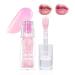 Magic Color Changing Lip Oil Moisturizing Non-sticky Lip Glow Oil Color Changing Lip Gloss Long Lasting Tinted Lip Balm Non-Sticky Waterproof Fresh Texture Lip Oil for Pink Lip Makeup