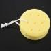 fumooa Yellow Round Bath Body Shower Soft Sponge w Hanging Loop - Buy Online on GoSupps.com