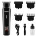 KEMEI Black Hair Clippers for Men Electric Cordless Clippers for Hair Cutting Professional Barber Clippers USB Rechargeable Wireless Haircut Clippers km-1113