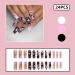 Buy 24 Pcs Long Coffin Halloween Press on Nails - SHANRUN Pink French with Spider Web Design | Full Cover Acrylic False Nails - International Shipping Available - Buy Online on GoSupps.com