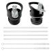 Replacement lid drinking bottle drinking bottles spare parts simply lid drinking bottle replacement black drinking bottle lid suitable for water bottles stand bottles water bottles with sports closure
