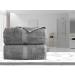 Towel Bazaar Premium Turkish Cotton 2-Piece Bath Sheet Towel Set - Super Soft & Absorbent - Gray - 35'' x 70 - Buy Online on GoSupps.com