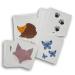 24 Animal Tattoos - Fox  Hedgehog  Paw Prints  Butterfly - Temporary Tattoos Party Favors