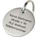 Personalized Stainless Steel Dog Tag - Engraved Name & Phone Number | Custom Animal Brand for Dogs Horses & Cats - 30mm Heart Paw Anchor Bones - Buy Online on GoSupps.com