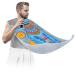 Blue Cat Beard Bib Apron Beard Hair Catcher for Men Shaving Fathers Day Anniversary Christmas Gifts for Dad Husband Beard Bib with 2 Suction Cups