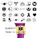 Personalized Stethoscope Name Tag - Custom Engraved ID Charm for Nurses & Doctors - Birth Flower Design - Nurses Week Gift - Style 6 Silver - Buy Online on GoSupps.com