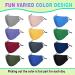 12 Pack Kids Masks - Reusable Washable Cute Boys Girls Face Masks - Breathable Adjustable School Mask for Children in Various Colors - Buy Online on GoSupps.com