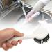 Cooktop Cleaning Brush Washing Pot Brush Sink Dishwashing Brush Stovetop Household Kitchen Decontamination Long Handle White for Bristles Brush Brush Cooktop Cleaners