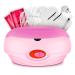 YAOBLUESEA Paraffin Bath Fast Heating Wax Warmer for Direct Treatment of Hands and Feet Pink