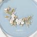 Unicra Flower Bride Wedding Hair Vine Gold Crystal Bridal Headband Leaf Headpiece Hair Accessories for Bridesmaid and Women Gold Silver Rose - Buy Online on GoSupps.com