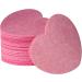 Compressed Cosmetic Spa Facial Sponges Heart Shaped Cleansing Wood Pulp - Buy Online on GoSupps.com