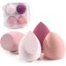Cheerhom 4 PCs make -up sponge make -up sponge makeup sponge with storage box for liquid foundation powder sun protection and cream