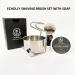 Echolly 4pcs Premium Shaving Brush Set with Stainless Steel Stand and Bowl - Ideal Wet Shaving Kit for Men and Fathers - Buy Online on GoSupps.com