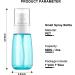 Small Spray Bottle Travel Spray Bottle 2 Pack Fine Mist Spray Bottle for Essential Oils Refillable Travel Containers Plastic Hair Spray Bottle Sprayer for Perfume Skincare Makeup Lotion (2oz 60ml) - Buy Online on GoSupps.com