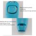 SEIWEI 2 in 1 Dog Puppy Clicker and Whistle Training Training Clicker for Dog Cat Sky Blue 1PCS 1PCS Sky Blue - Buy Online on GoSupps.com