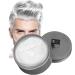 Temporary hair color dye Non-Permanent DIY hair color wax mud Washable Washable Colored hair color cream for party cosplay halloween (white)