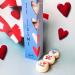 Box of 8 Personalised Valentine's Day Macaroons Chocolate