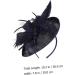 Gogogmee 1pc Mesh Headband Women Headdress Veil Hair Band Female Party Headdress Women Headwear Flower Hair Band Feather Hair Band Hair Band with Veil Party Hair Accessory Female Headband One Size Black - Buy Online on GoSupps.com