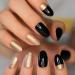 24pcs Oval Glitter Short Full Coverage Press-On Nails Set | Removable False Nails with Adhesive Sticker - International Shipping Available - Buy Online on GoSupps.com