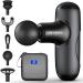BOB AND BRAD Q2 Mini Massage Gun, Pocket-Sized Deep Tissue Massager Gun, Portable Percussion Muscle Massager Gun, Ultra Small & Quiet Muscle Massage Gun with Carry Case for On The Go Usage