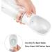 Emwel Large Portable Dog Water Bottle - 550ml Leak-Proof Puppy Dispenser for Pets - White - Buy Online on GoSupps.com