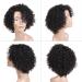 10 Brazilian Short Kinky Curly Human Hair Wig for Black Women - No Lace Front, Natural Color (1B) - Buy Online on GoSupps.com