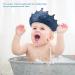 RosewineC Crown Shape Baby Shower Cap - Adjustable Eye and Ear Protection for Kids (Blue) - Buy Online on GoSupps.com