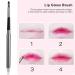 Revolving Lip Brush | Portable Makeup Brush Set for Precise Lip & Concealer Application - Synthetic Fiber | Eyebrows & Foundation Brush - Buy Online on GoSupps.com