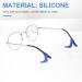 Ultechnovo 120 Pairs Soft Silicone Slip-Resistant Glasses Holder for Sunglasses & Reading Glasses - Elastic Comfort Random Colors - International Shipping Available - Buy Online on GoSupps.com