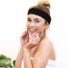 PENCLE Disposable Black Spa Facial Headbands - 102 PCS Individual Packages | Adjustable Elastic Non-Woven Fabric for Women, Girls - Ideal for Skin Care, Makeup, Salon Use - Buy Online on GoSupps.com